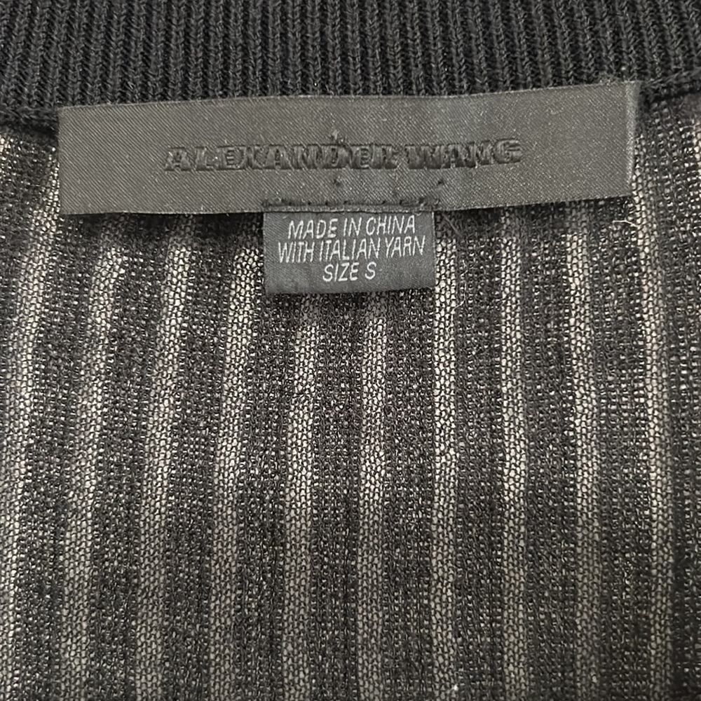 Alexander wang vest fine gauge knit high low Small - Picture 3 of 8